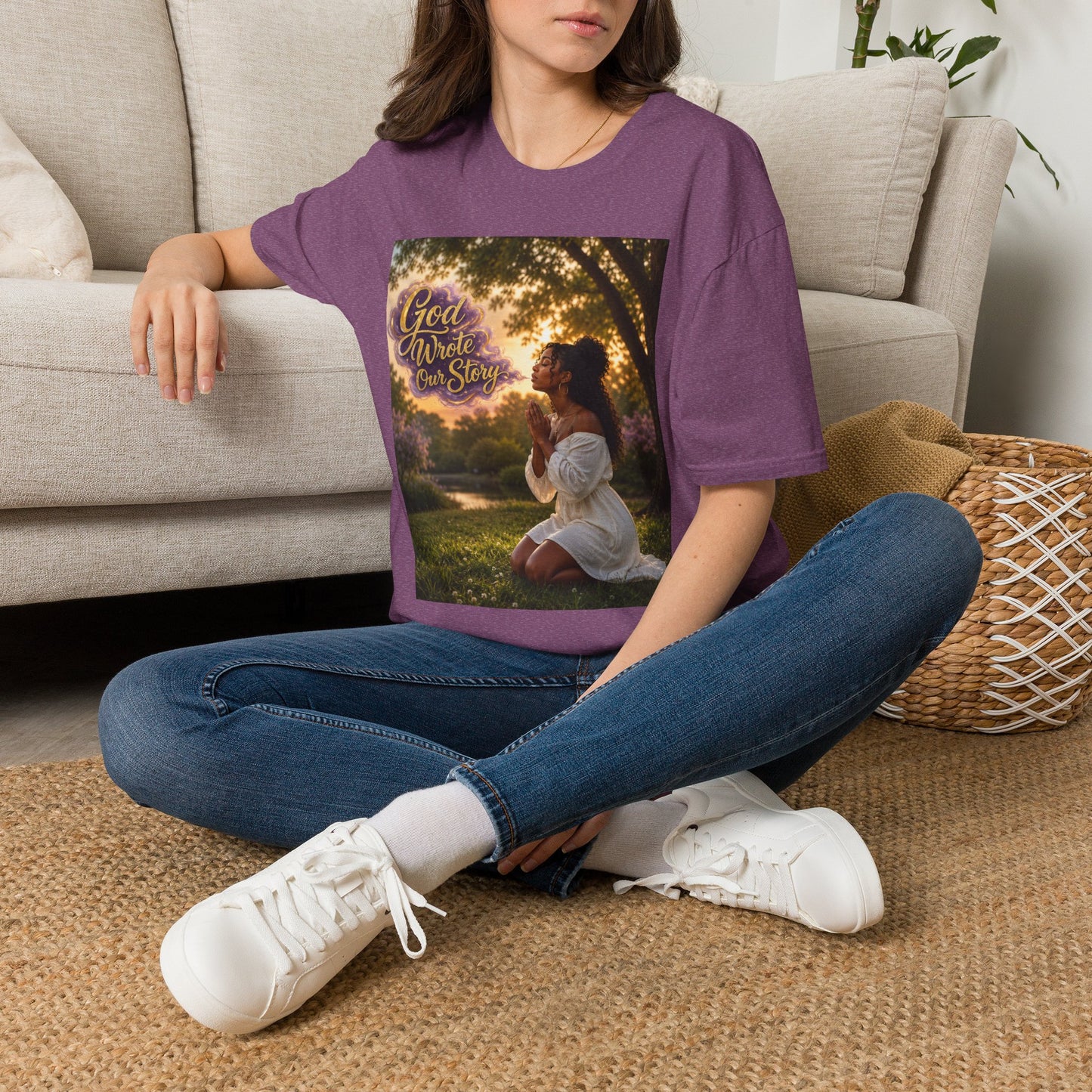 God Wrote Our Story T-Shirt  for Her | LDR Collection