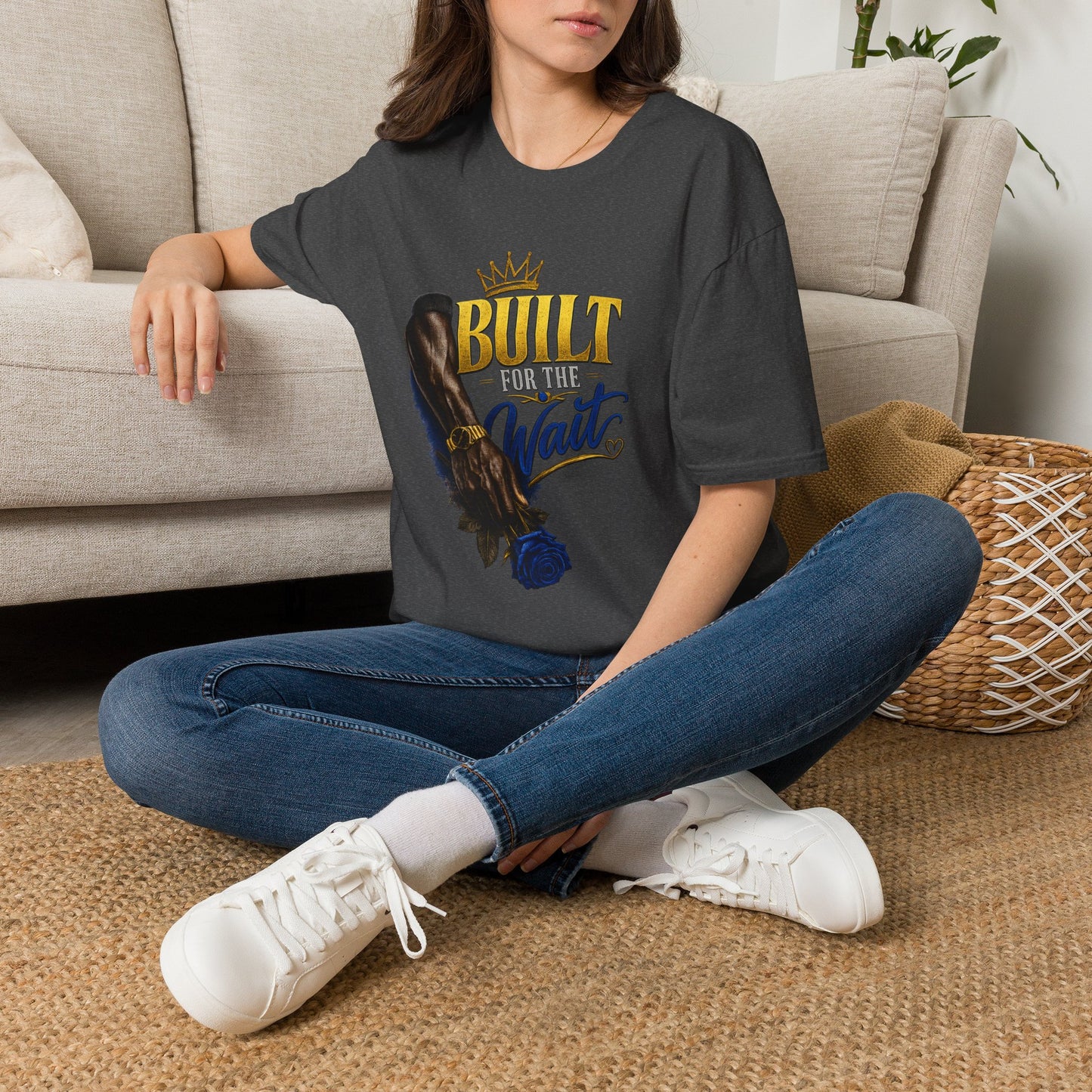 Built for the Wait T-Shirt | Crown, Inspirational Faith Design