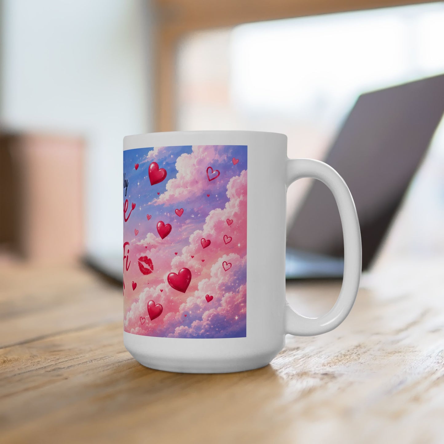 Powered by Love & WiFi Mug | Ceramic Coffee Cup | LDR Collection