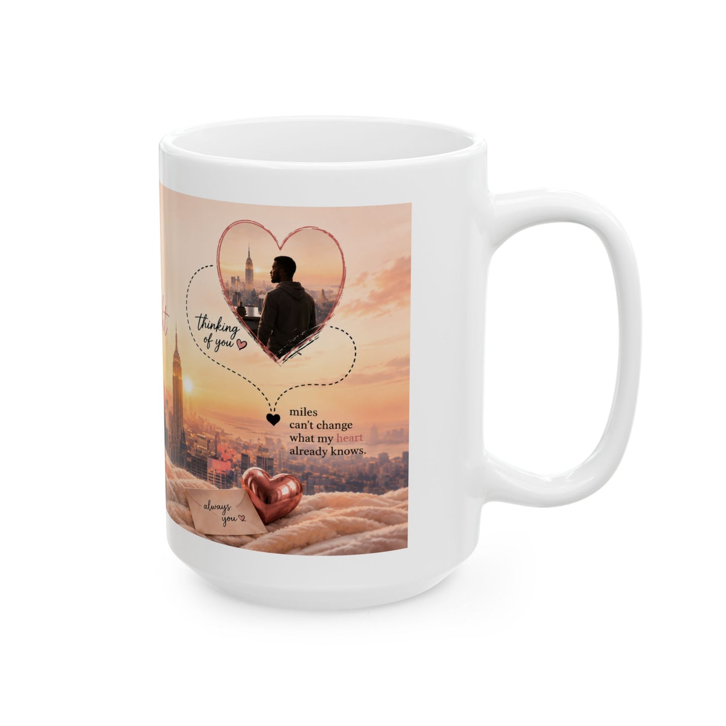 You Are My First Thought Every Morning Mug | Romantic Sunrise Ceramic Mug | LDR Collection