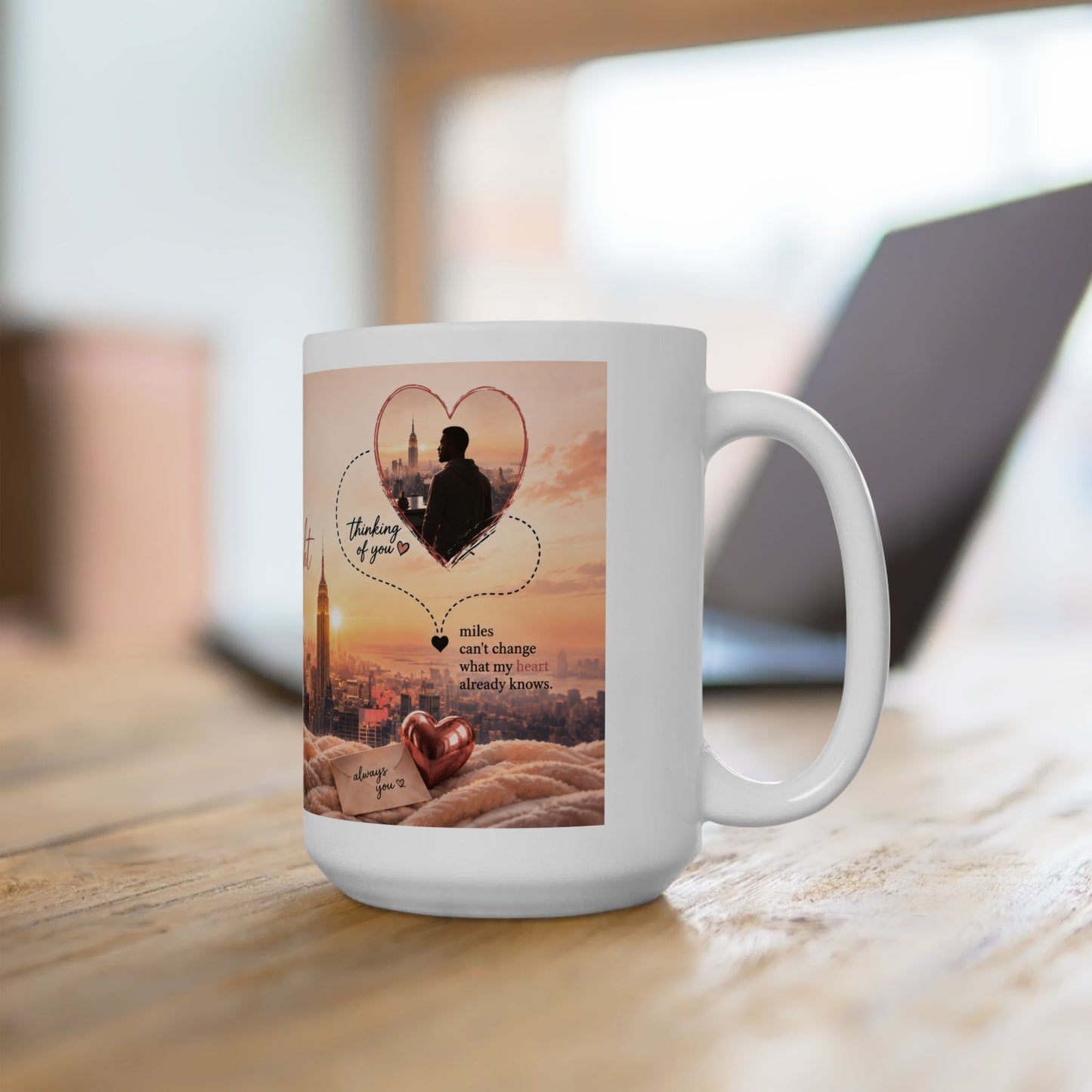 You Are My First Thought Every Morning Mug | Romantic Sunrise Ceramic Mug | LDR Collection