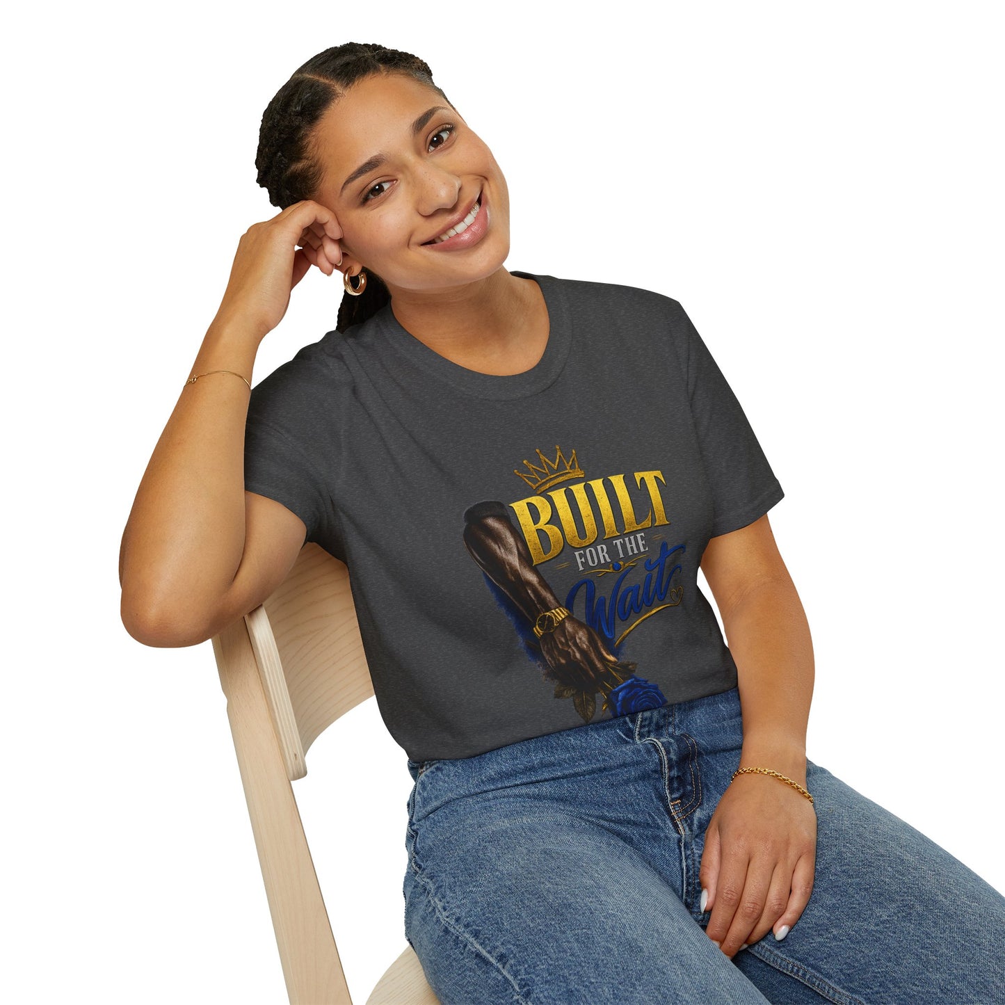 Built for the Wait T-Shirt | Crown, Inspirational Faith Design